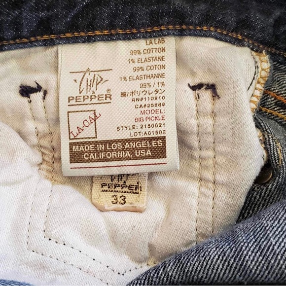 Chip & Pepper Button Fly Big Pickle Jeans - Picture 12 of 12